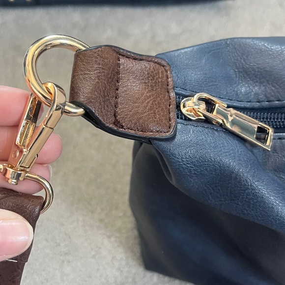 Empire Navy Blue Women's Bag Set-Tote,Purse and Card holder or coin purse - Picture 12 of 16